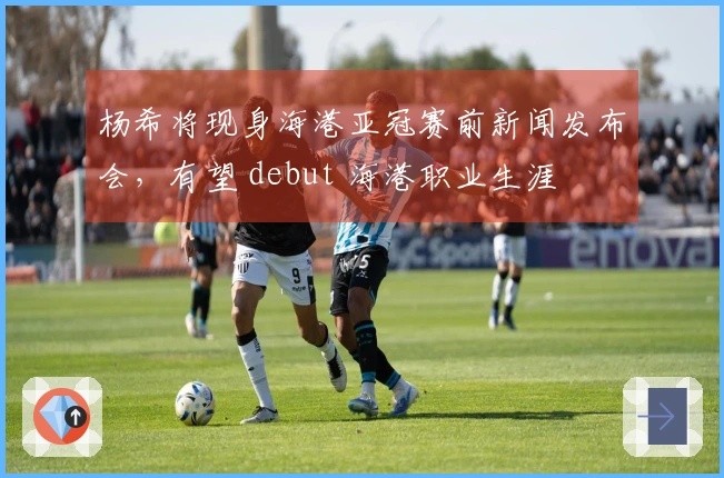 杨希将现身海港亚冠赛前新闻发布会，有望 debut 海港职业生涯