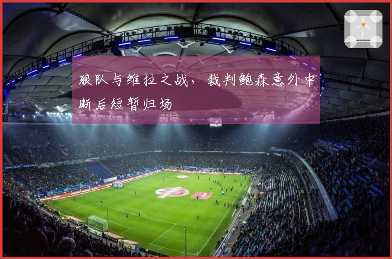 狼队与维拉之战，裁判鲍森意外中断后短暂归场